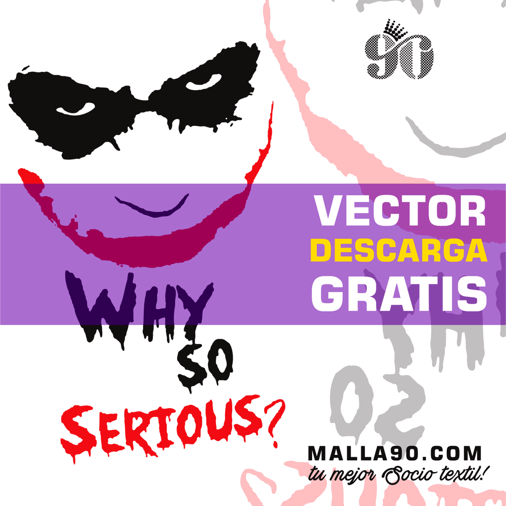 descarga vector del joker why so serious