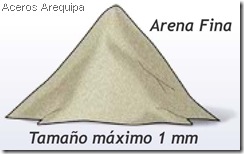 Arena Gruesa y fina