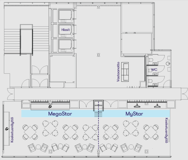 Tallink City Hotel  - Tapahtumatilat MyStar & Megastar