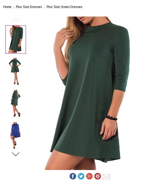 Green And Silver Dress - Womens Fashion Clothing Sale