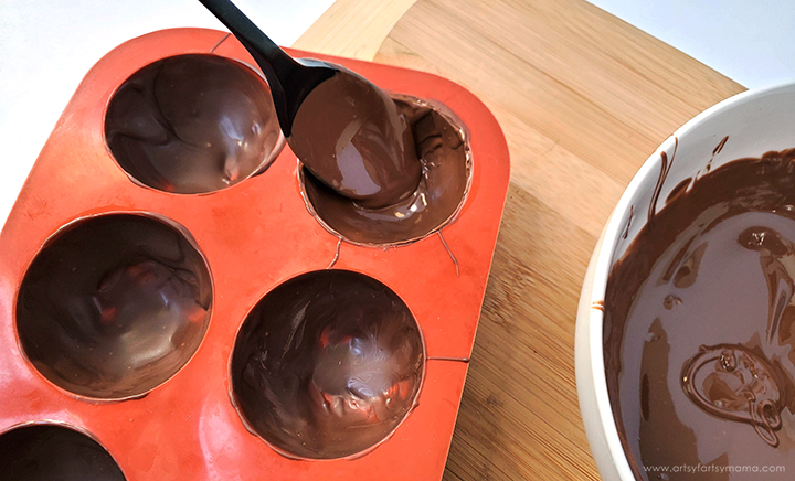 M&M Hot Cocoa Bombs