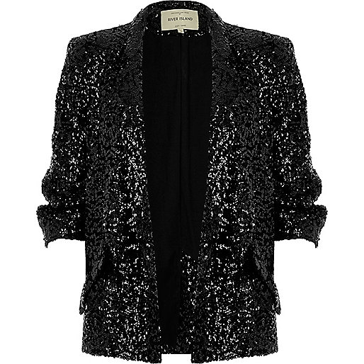 river island sequin jacket