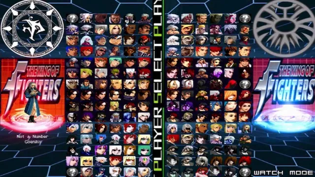 The King Of Fighters Warzone characters