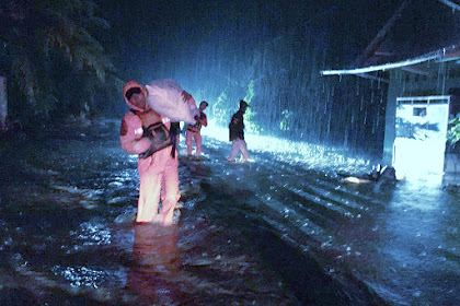Akibat Curah Hujan Tinggi, Pekon Way Kerap Kec. Semaka Dilanda Banjir