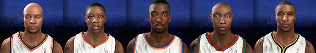 NBA 2K14 5 Players Cyberface Mod Pack