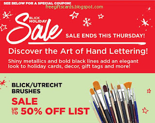 Free Printable Blick Art Materials Coupons