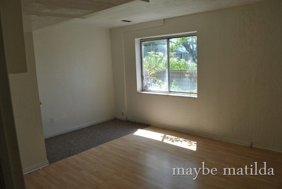 basement before