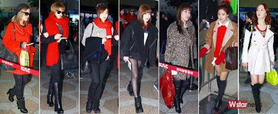 Foto T-ara di Bandara Gimpo Menuju Jepang