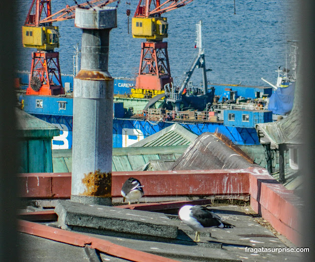 Porto de Valparaíso no Chile