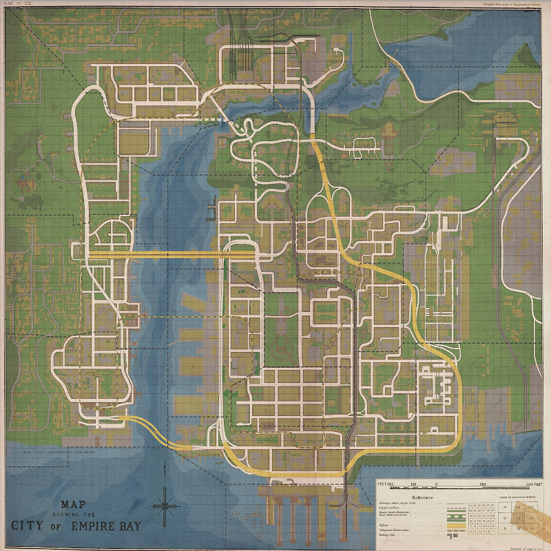 Mafia II Game Map