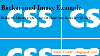 CSS Background Image Example