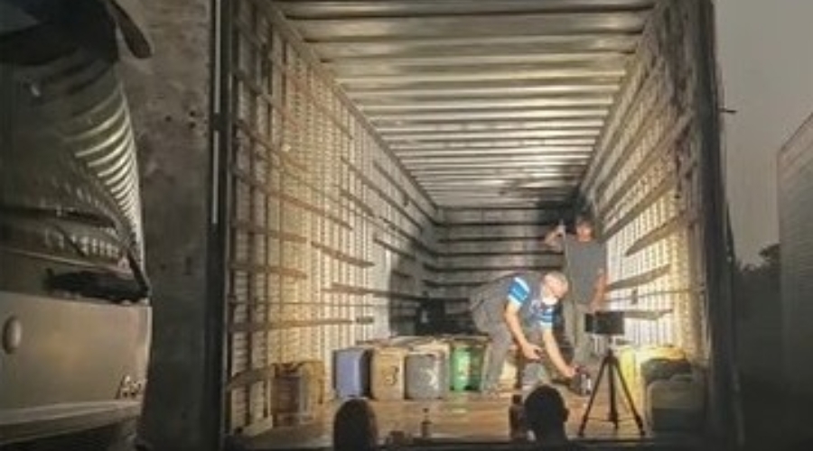 Caminhoneiro é preso e quase 2 mil litros de combustível furtado é recuperado, na Paraíba