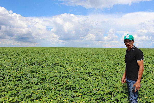 Lavoura moderna e produtiva, integrada no Brasil do qual se sentem parte como nós.