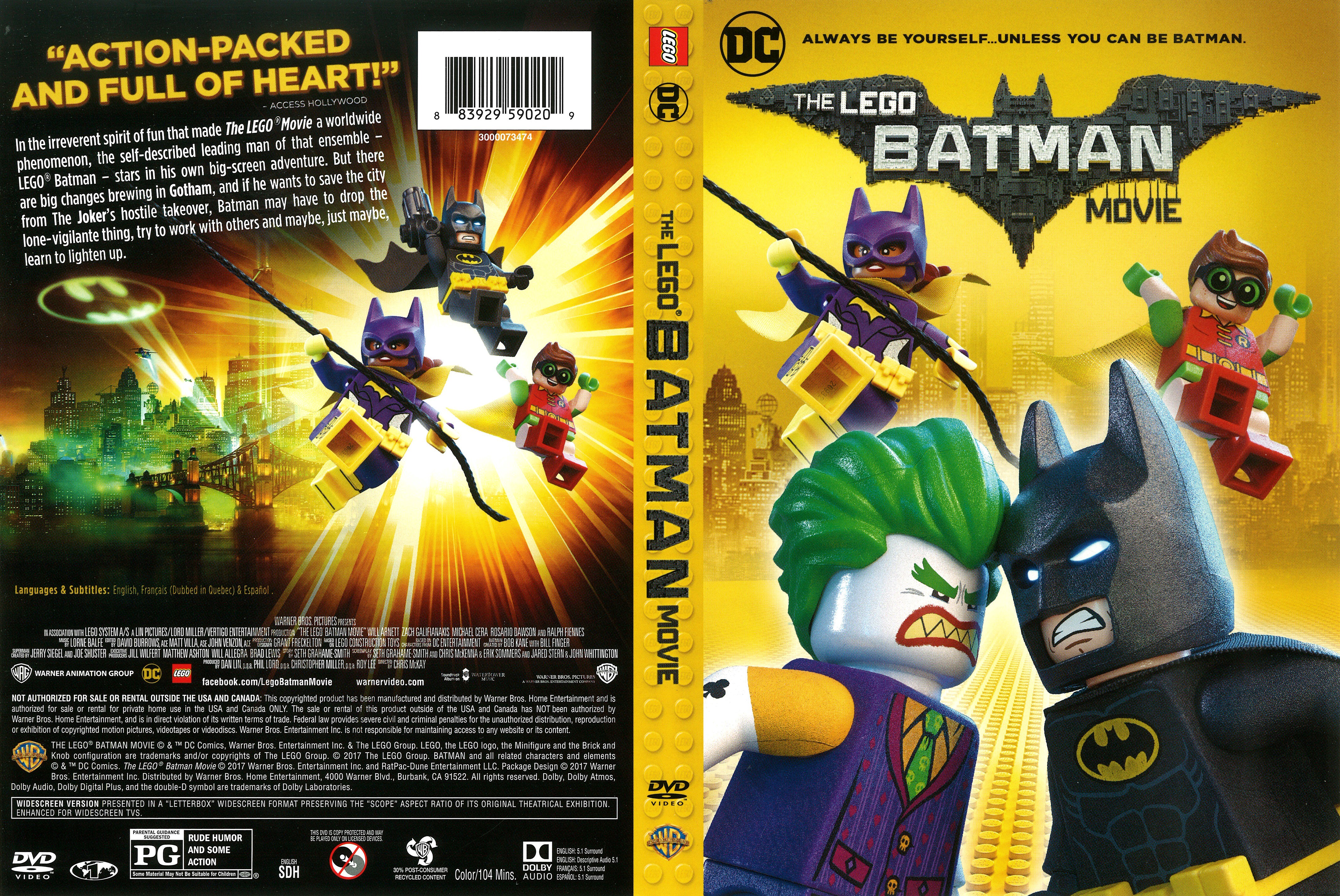 The LEGO Batman Movie DVD Cover - Cover Addict - DVD 