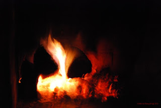 Lágrimas de fuego, chimenea