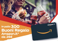 Concorso Vinci con Coca-Cola e MyChef : 300 buoni Amazon da 25€ in palio