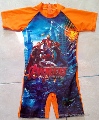 baju renang anak karakter avengers yang sangat lucu dan cocok untuk anak anda