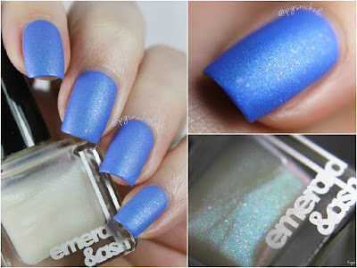 Emerald & Ash Temper Tantrum over Sally Hansen Pacific Blue