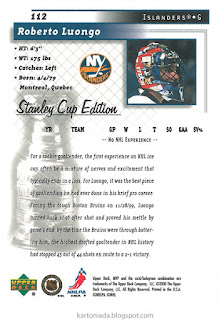 1999-2000 Upper Deck MVP Stanley Cup edition