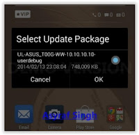 OTA update procedure Asus ZenFone Selfie (ZD551KL)