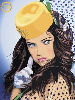 Adriana Lima Cartoon