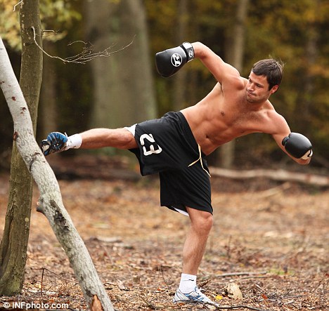 Workout The Only Way Is Essex Star Mark Wright Was Pictured During An