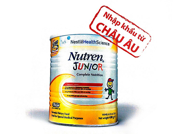 Nutren Junior cho trẻ suy dinh dưỡng