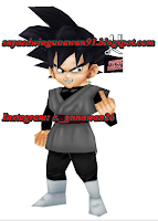 Papercraft Black Goku 2 Chibi