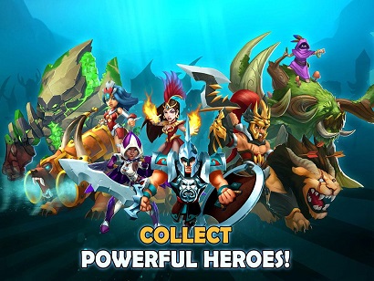 Wartide Heroes of Atlantis MOD Unlimited Money 1.1.1 Apk Terbaru