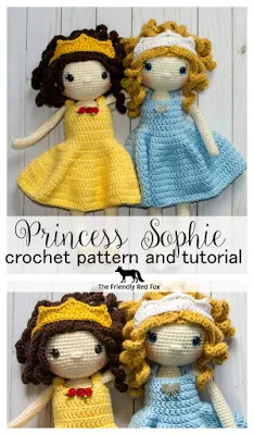 princess sophie doll crochet pattern