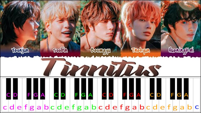 Tinnitus (돌멩이가 되고 싶어) · TOMORROW X TOGETHER
 Piano / Keyboard Easy Letter Notes for Beginners