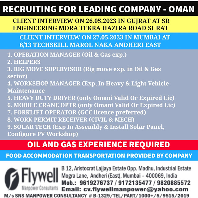 Client Interview for Oil and Gas Company in Oman
