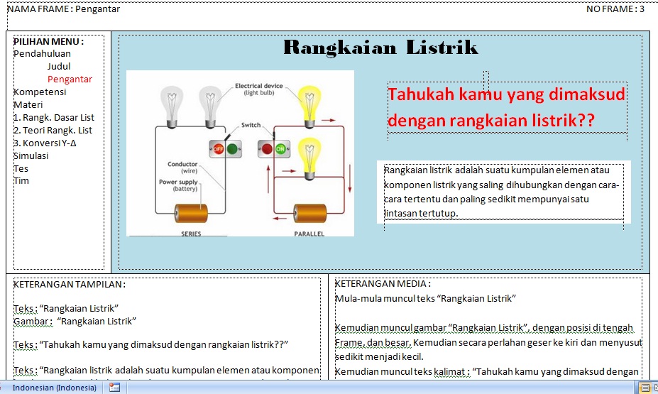 Contoh Naskah Media Pembelajaran Interaktif Online dan Offline ~ Blog