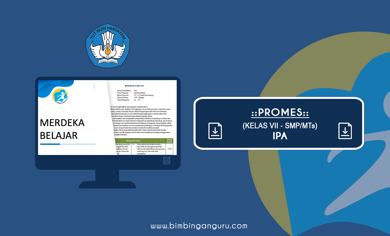 Promes IPA Kelas VII K13 2022/2023 Revisi (Terbaru)