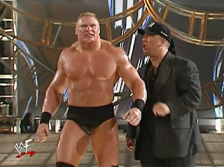 WWE / WWF Backlash 2002 - Paul Heyman leads Brock Lesnar into battle