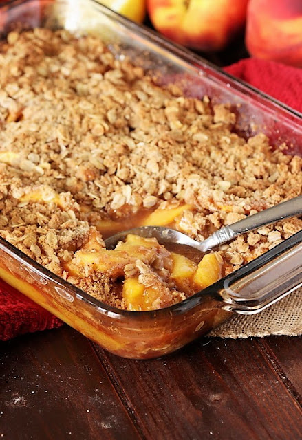 Baked Fresh Peach Crisp Image