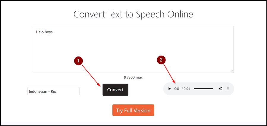 convert text to speech online di situs notevibes premium