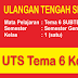 Soal Uts Tema 6 Kelas 1 Sd Semester 2 Terbaru Plus Kunci Jawaban