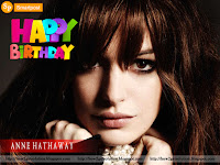 anne hathaway birth date, happy birthday photo anne hathaway [face closeup]