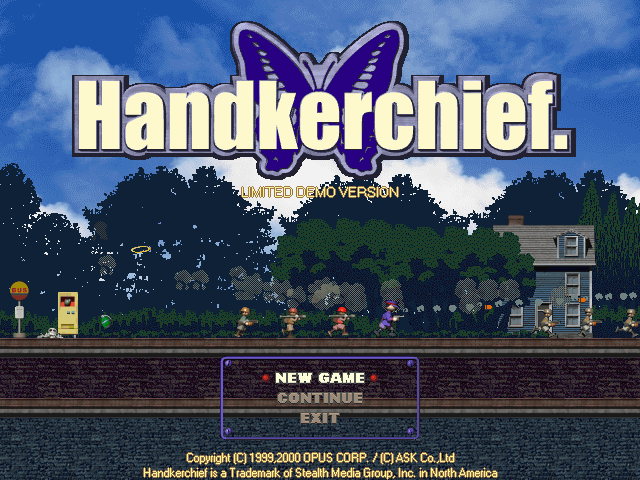 Handkerchief Demo PC Windows title screen