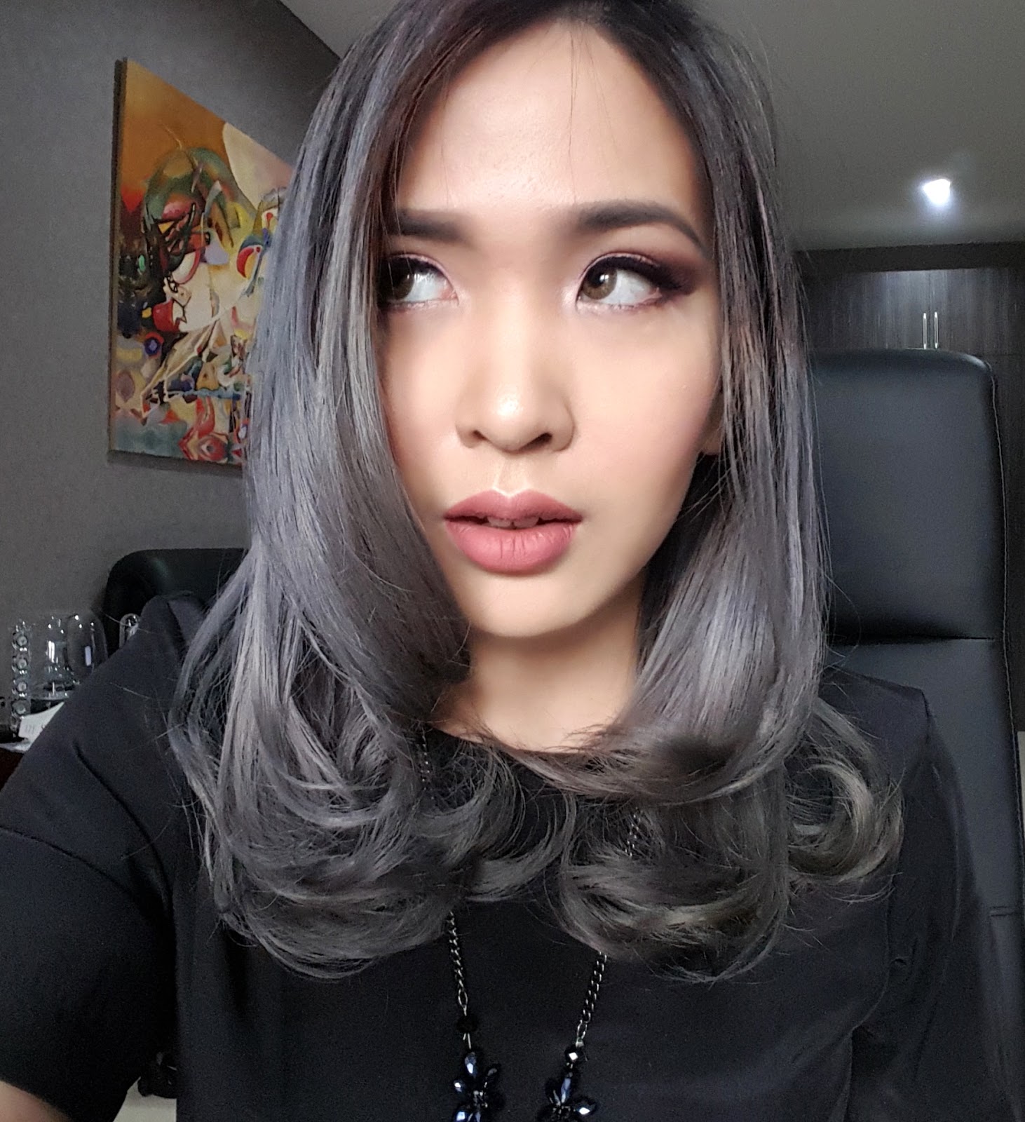 Grey Gloss Treatment At Blobar Hair Kemang Stella Julian