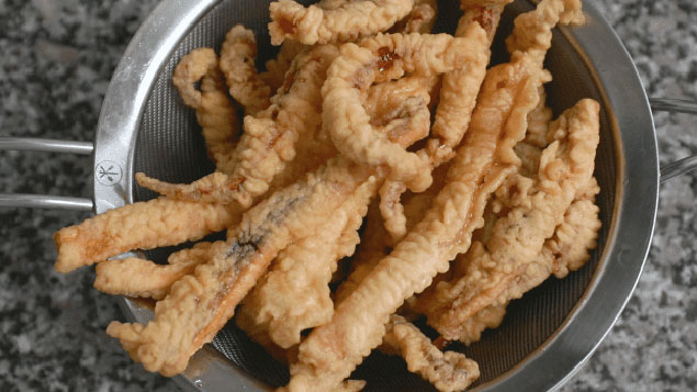 Cách làm tempura khô mực cực đơn giản