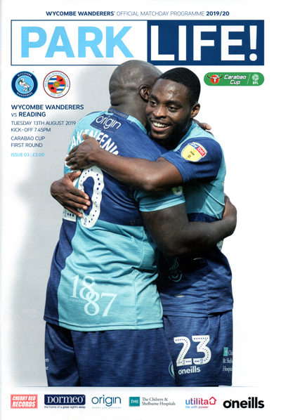 Wycombe Wanderers 2019/20 season programme