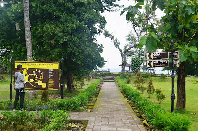 Peta Taman Wisata Keraton Ratu Boko ©JelajahSuwanto