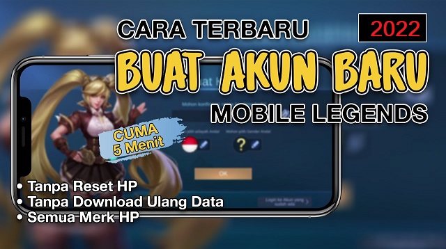 Cara Membuat Akun ML Baru Tanpa Hapus Data