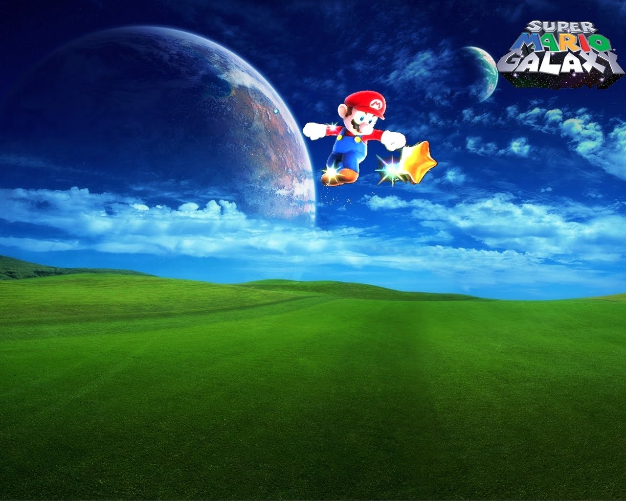 Wallpaper, nintendo, mario, fanpop, super, galaxy, aaaaaaaafry, brought,