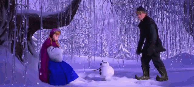 Gambar Animasi Frozen Bergerak Lucu Animasi Elsa Anna Olaf Kristoff Kartun Walt Disney Animasi