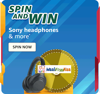 Spin And Win Sony Headphones More Prizes