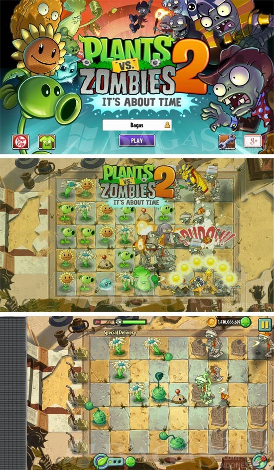 Plants Vs Zombie 2 Hd Unlimited Coins For Android Bagas31