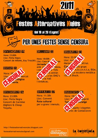 cartell generla CENSURA